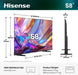 EAN 6942351431420 - Hisense 58E7S 147,3 cm (58") 4K Ultra HD Smart TV Wifi Negro imagen 2