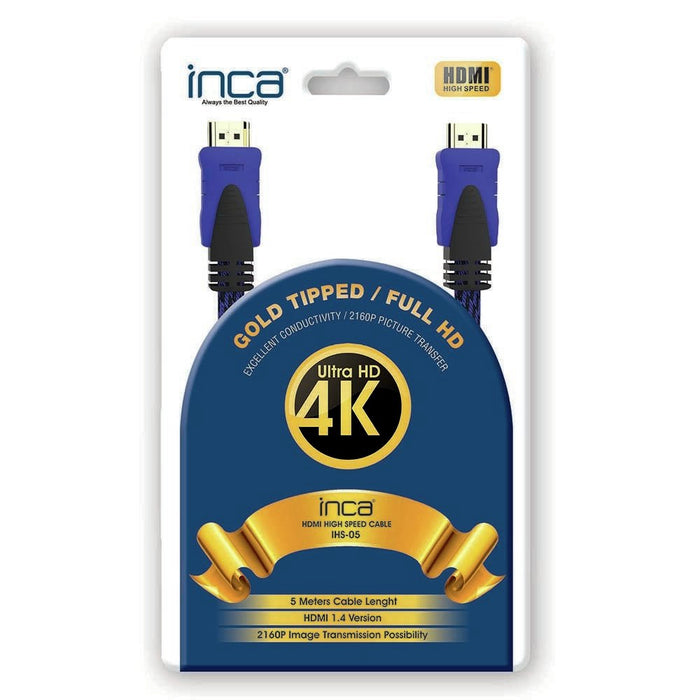EAN 8697980461918 - Inca HDMI 1.4 4K 5 M cable HDMI HDMI tipo A (Estándar) Negro imagen 8