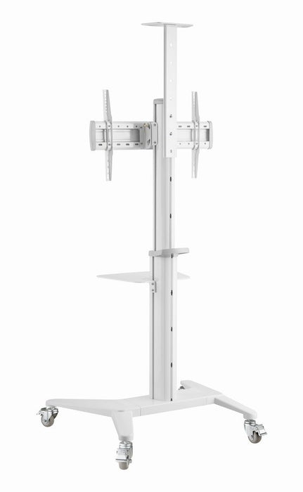 EAN 8716309128995 - Gembird Aluminum TV floor stand with caster wheels, 37\" - 70\", baltas | imagen 5