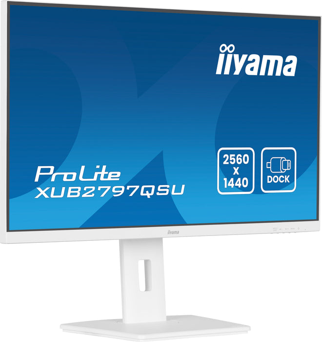 EAN 4948570125111 - iiyama ProLite XUB2797QSU-W2 pantalla para PC 68,6 cm (27") 2560 x 1440 Pixeles Quad HD LED Blanco imagen 5