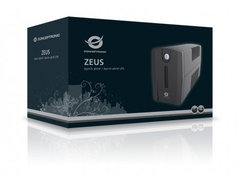 EAN 4015867204009 - Conceptronic ZEUS01E sistema de alimentación ininterrumpida (UPS) Línea interactiva 0,65 kVA 360 W 4 sali imagen 3