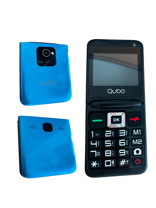 EAN 6944762701178 - Qubo X-10BK 6,1 cm (2.4") Azul Teléfono con cámara imagen 1