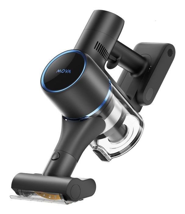 EAN 6977328062215 - MOVA S4 Aspiradora escoba 2 en 1 Batería Secar Sin bolsa 0,6 L 425 W Negro, Azul 2,5 Ah imagen 5
