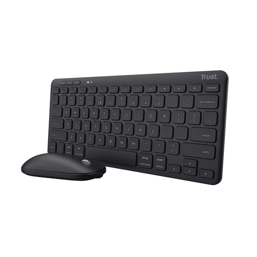 EAN 8713439248463 - Trust Lyra teclado Ratón incluido Oficina RF Wireless + Bluetooth AZERTY Francés Negro imagen 1
