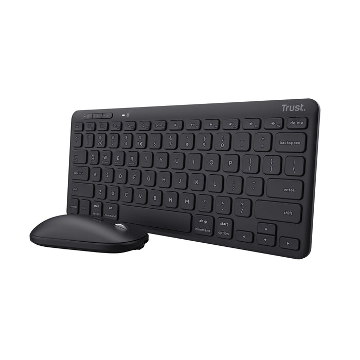 EAN 8713439248463 - Trust Lyra teclado Ratón incluido Oficina RF Wireless + Bluetooth AZERTY Francés Negro imagen 1