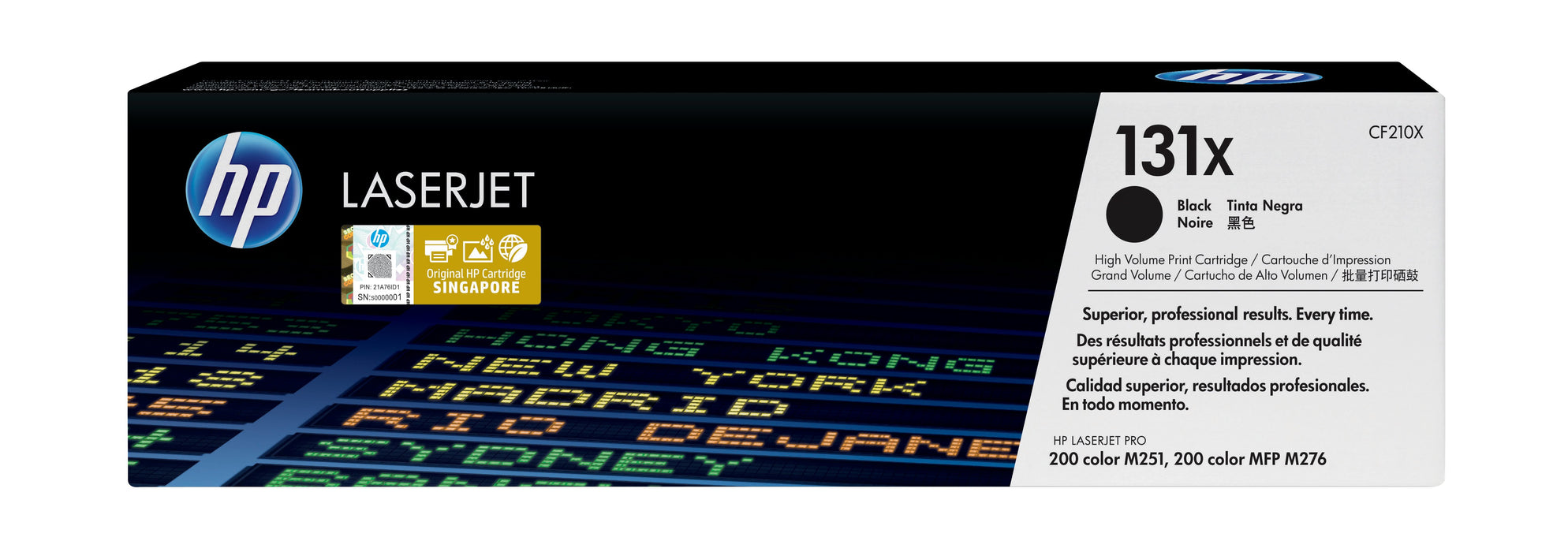 EAN 0886111334964 - HP 131X High Yield Black Original LaserJet Toner Cartridge cartucho de tóner 1 pieza(s) imagen 1