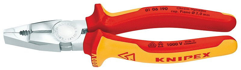 EAN 4003773040415 - Knipex 01 06 190 alicate Alicates de electricista imagen 1