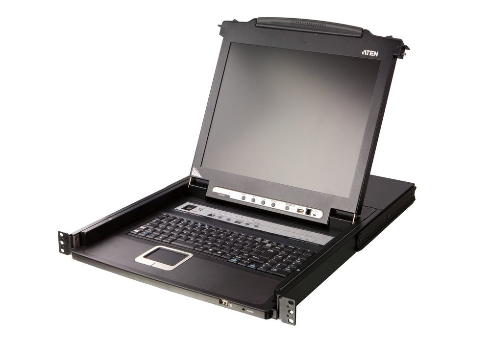 EAN 4710469343674 - ATEN CL5708MW consola de rack 43,9 cm (17.3") 1920 x 1080 Pixeles Metal, Plástico Negro 1U imagen 1