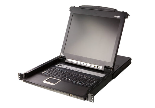 EAN 4710469342462 - ATEN CL5708MW consola de rack 43,9 cm (17.3") 1920 x 1080 Pixeles Metal, Plástico Negro 1U imagen 1