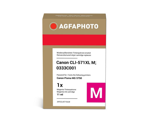 EAN 4250164850645 - AgfaPhoto APCCLI571XLM cartucho de tinta 1 pieza(s) Compatible Alto rendimiento (XL) Magenta imagen 2
