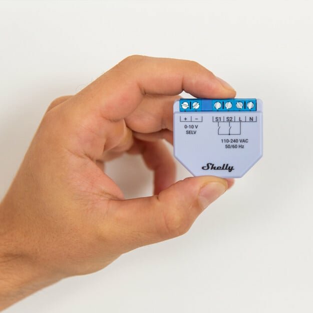 EAN 3800235265703 - Shelly Plus 0-10V Integrado Regulador de intensidad Azul, Gris imagen 4