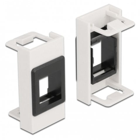 EAN 4043619813544 - DeLOCK 81354 placa de pared y cubierta de interruptor Negro, Blanco imagen 1