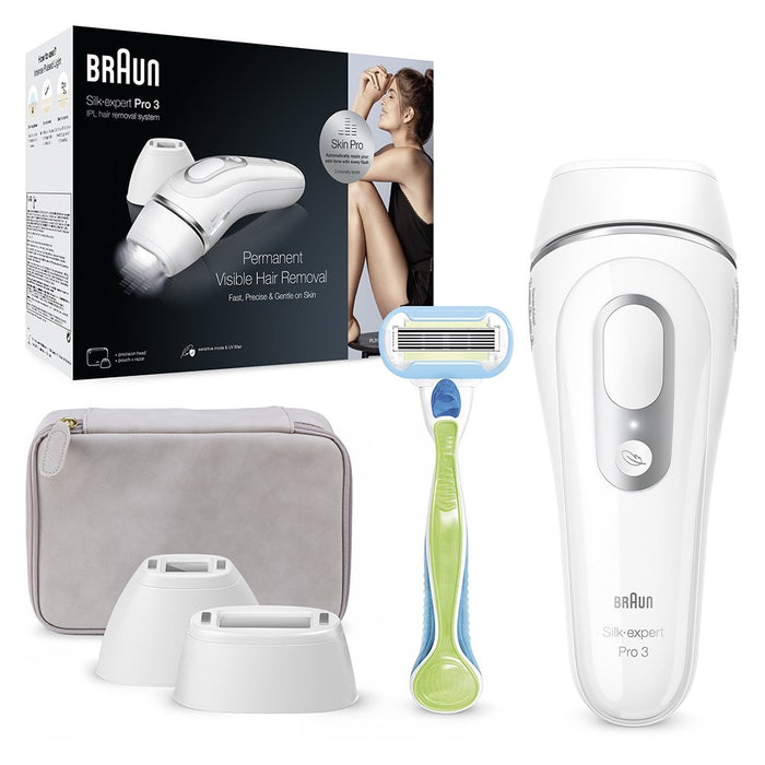 EAN 4210201411901 - Braun Silk-expert Pro Silk expert Pro 3 PL3133 Luz pulsada intensa (IPL) Plata, Blanco imagen 6