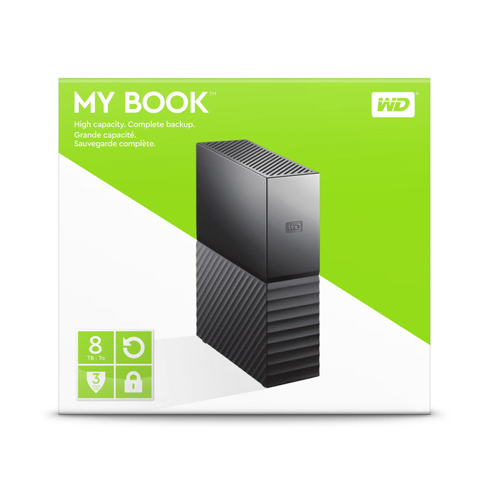 EAN 0718037850696 - Western Digital My Book disco duro externo 8 TB 3.5" Micro-USB B 3.2 Gen 1 (3.1 Gen 1) Negro imagen 11