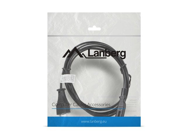 EAN 5901969409802 - Lanberg CA-C7CA-10CC-0018-BK cable de transmisión Negro 1,8 m C7 acoplador CEE7/16 imagen 2