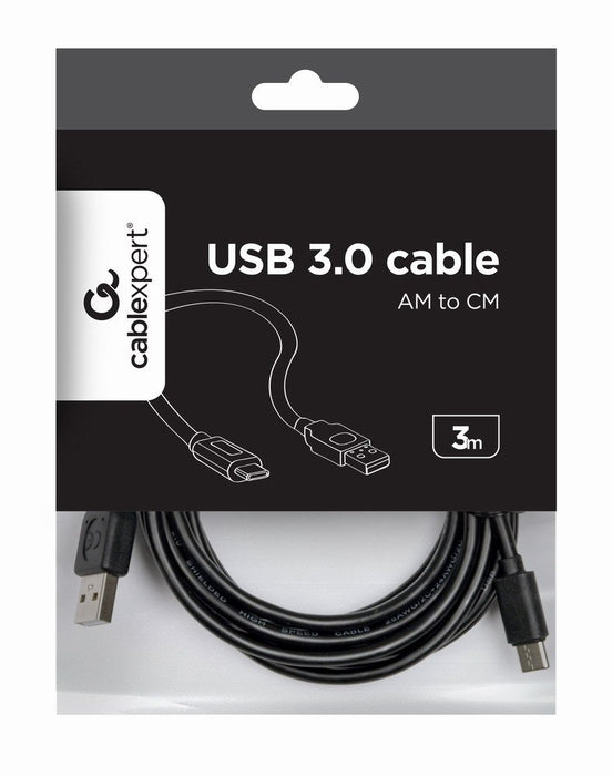 EAN 8716309086561 - Gembird CCP-USB2-AMCM-10 cable USB USB 2.0 3 m USB A USB C Negroimagen 1)