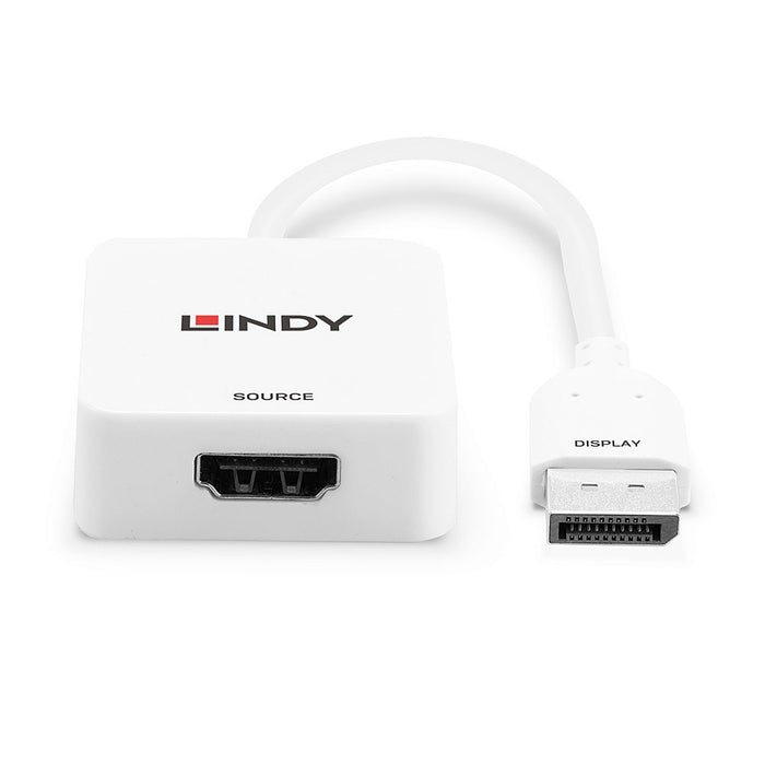 EAN 4002888383035 - Lindy 38303 adaptador de cable de vídeo 0,095 m HDMI tipo A (Estándar) DisplayPort Blanco imagen 3