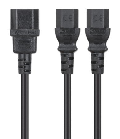 EAN 0766623157469 - Manhattan 157469 cable de transmisión Negro 1,8 m C14 acoplador Acoplador C13 2 x imagen 4