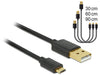 EAN 4043619836802 - DeLOCK 83680 cable USB USB 2.0 USB A Micro-USB B Negro imagen 2
