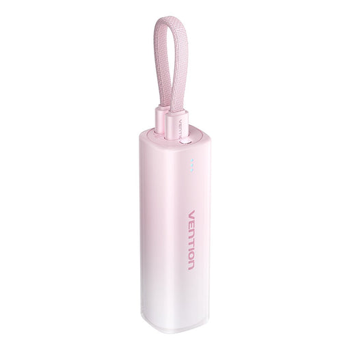 EAN 6922794716094 - Vention Powerbank 5000mAh FHWR0 20W + USB-C to lightning cable (pink) imagen 1