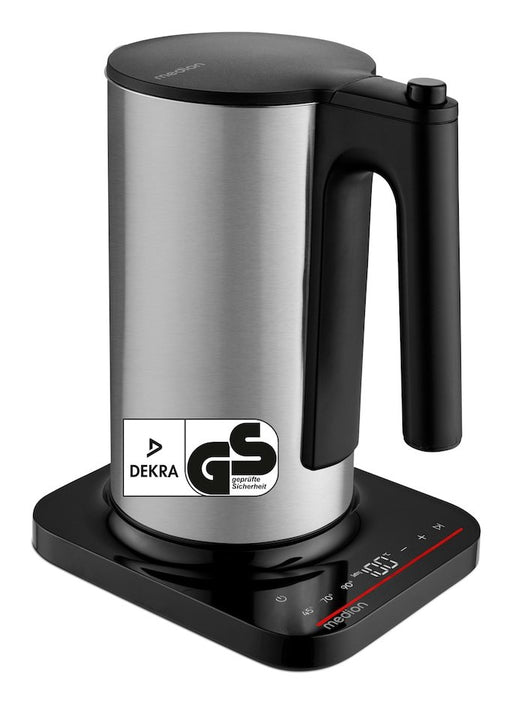 EAN 4061275239393 - MEDION MD 12106 tetera eléctrica 1,5 L 2200 W Negro, Acero inoxidable imagen 1