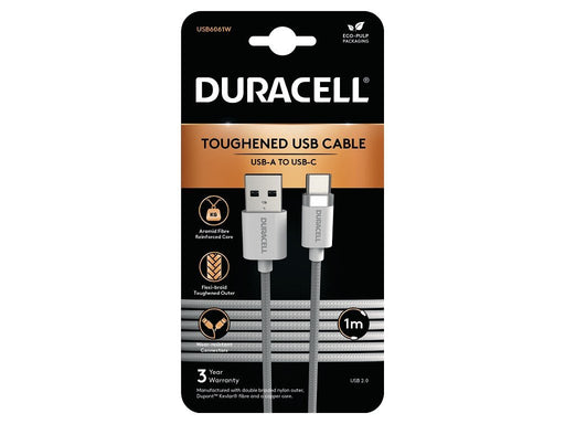 EAN 5056304310425 - Duracell USB6061W cable USB Blanco imagen 1