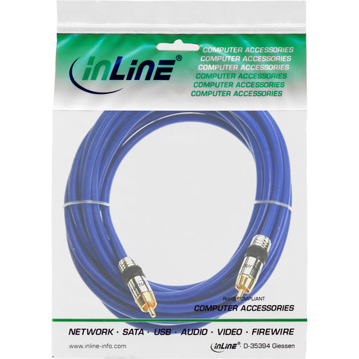 EAN 4043718081912 - InLine 4043718081912 cable de audio 1 m RCA Azul imagen 2