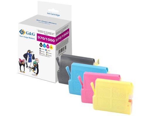 EAN 6942383156612 - G&G 14880 cartucho de tinta 4 pieza(s) Compatible Cian, Amarillo, Magenta, Negro imagen 1