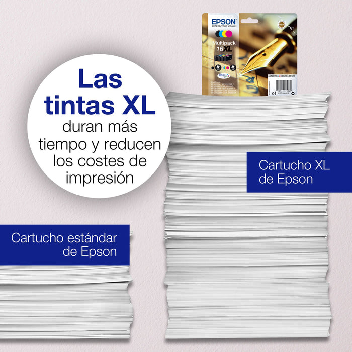 EAN 8715946625058 - Epson Pen and crossword C13T16344022 cartucho de tinta 1 pieza(s) Original High (L) Yield Amarillo imagen 3