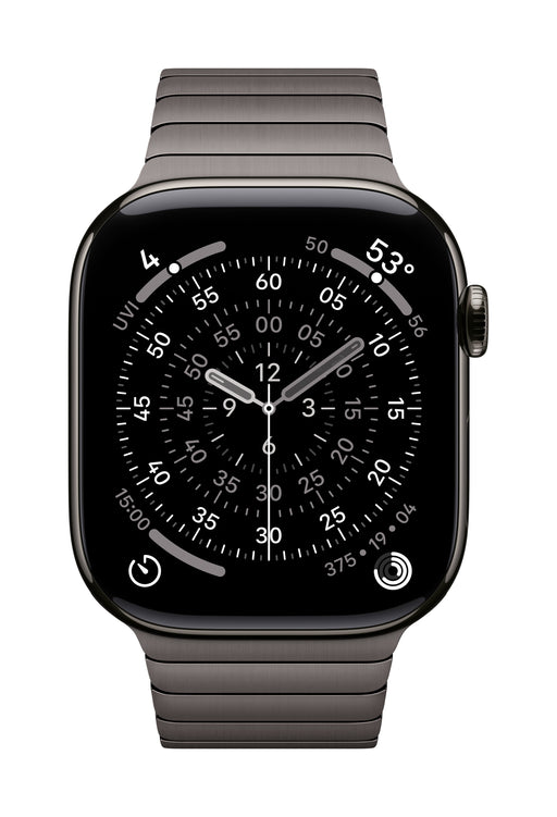 EAN 0195949658341 - Apple MXMK3ZM/A Accesorios para dispositivos vestibles inteligentes Grupo de rock Gris Acero inoxidable imagen 1