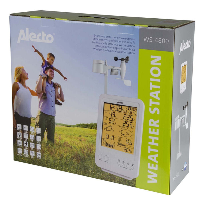 EAN 8712412571260 - Alecto WS-4800 estación meteorológica digital Blanco LCD Batería imagen 11