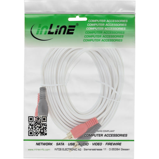 EAN 4043718163908 - InLine 89933Y cable de audio 10 m 2 x RCA Blanco imagen 2
