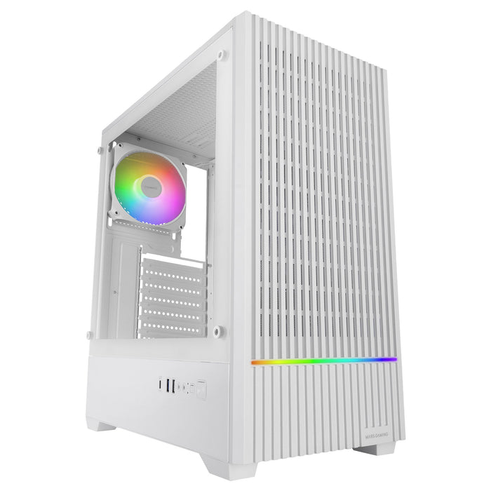 EAN 8435693114383 - Mars Gaming MCQUANTUMW carcasa de ordenador Midi Tower Blanco imagen 1