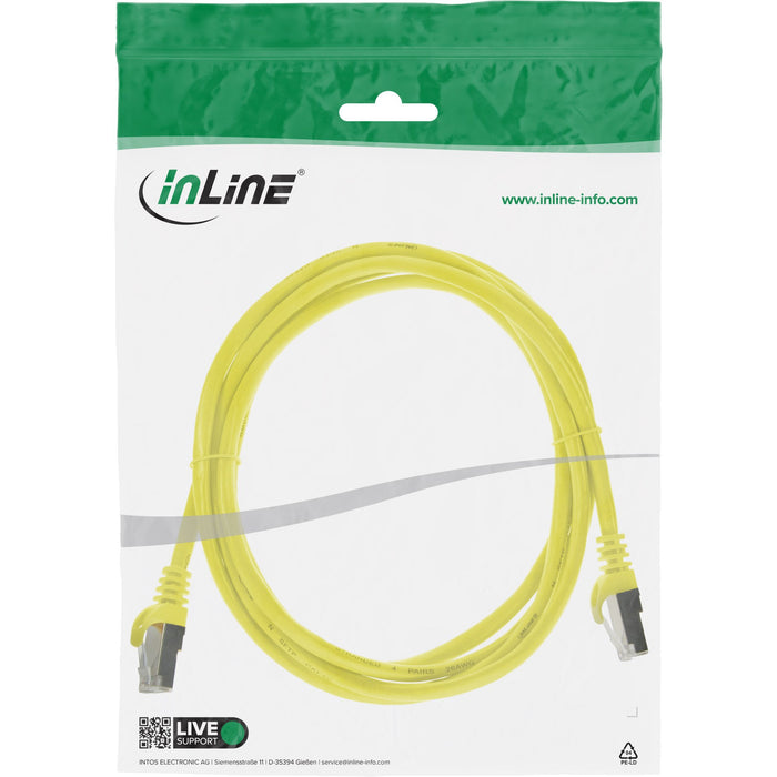 EAN 4043718008278 - InLine 72511Y cable de red Amarillo 1 m Cat5e SF/UTP (S-FTP) imagen 3