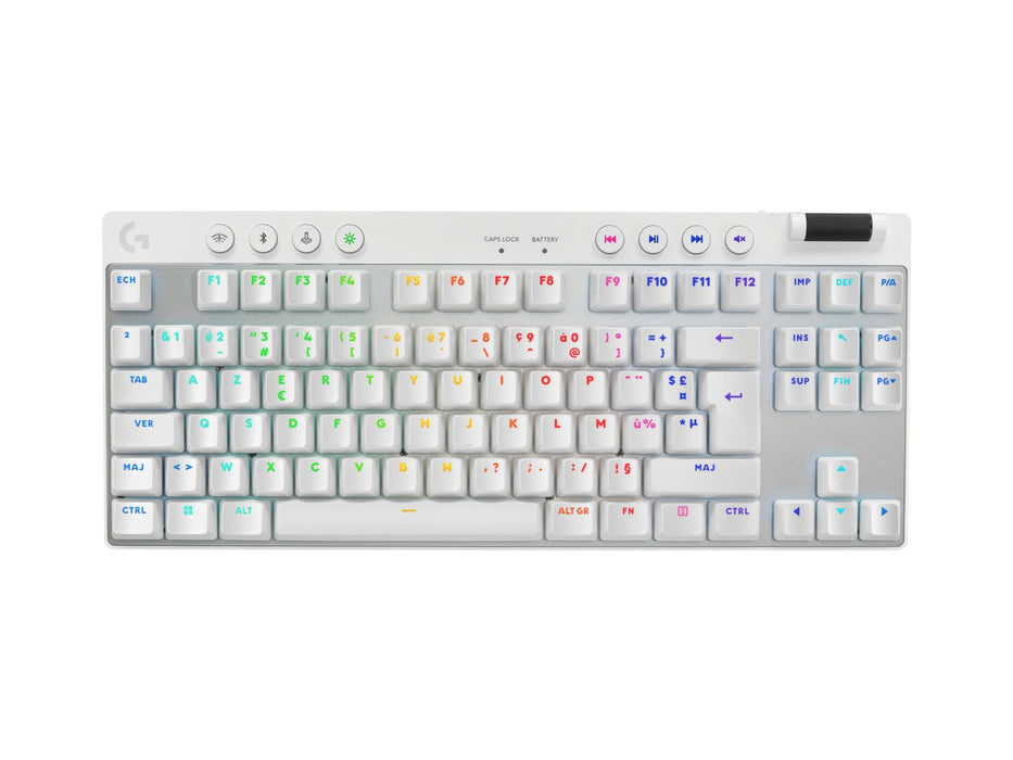 EAN 5099206113428 - Logitech G PRO X TKL teclado Juego RF Wireless + Bluetooth AZERTY Francés Blanco imagen 3