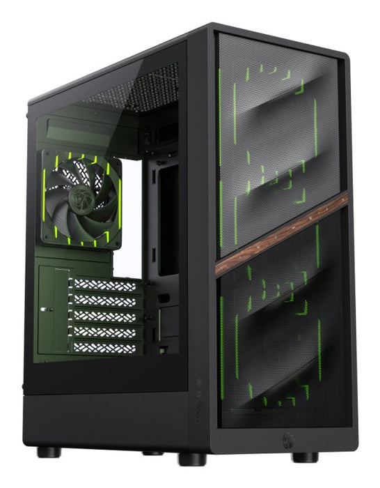 EAN 6931858757034 - GameMax AERIS 330 MB Mini Tower Negro imagen 1