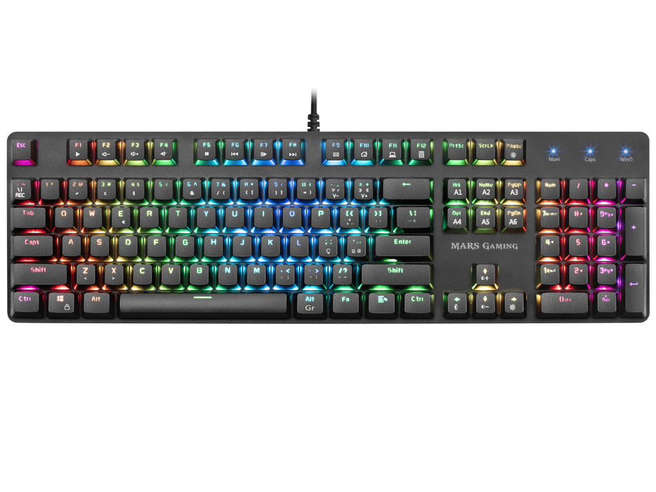 EAN 4718009159440 - Mars Gaming MK5BPT teclado Juego USB QWERTY Negro imagen 3