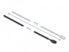 EAN 4043619195077 - DeLOCK 19507 presilla Brida de bolas Poliamida Negro, Blanco 100 pieza(s) imagen 2