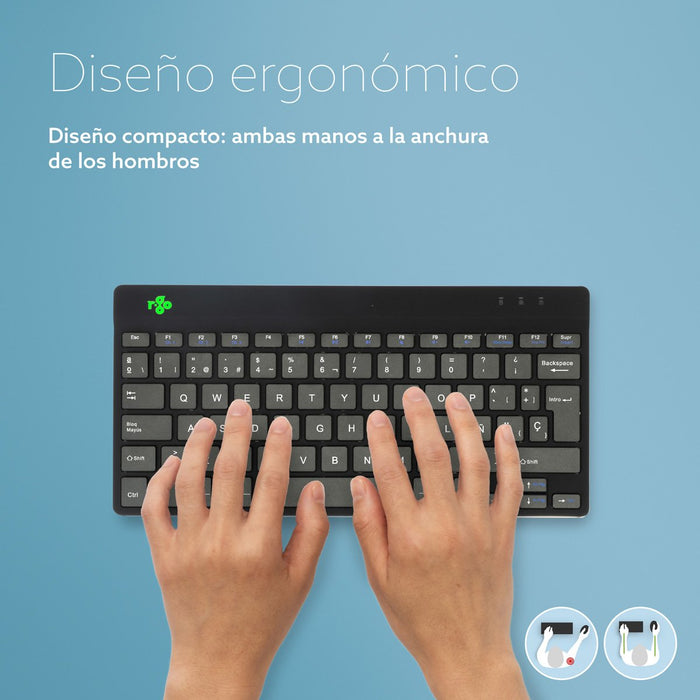 EAN 8719274492320 - R-Go Tools RGOCOESWLBL teclado Universal Español imagen 9