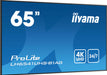 EAN 4948570124558 - iiyama LH6541UHS-B1AG pantalla de señalización 163,8 cm (64.5") LCD 500 cd / m² 4K Ultra HD Negro 24/7 imagen 4