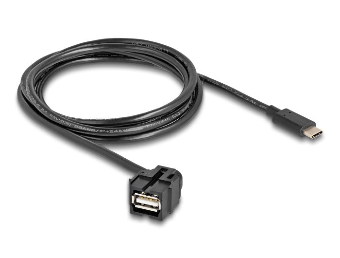 EAN 4043619880577 - DeLOCK 88057 cable USB USB A USB C Negro imagen 2
