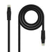 EAN 8433281009073 - Nanocable 10.20.1800-BK cable de red 0,5 m Cat6a U/UTP (UTP) imagen 1