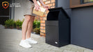 EAN 5907207228181 - Extralink LOCKSTAR PACZKOMAT SKRZYNKA NA PACZKI 44X34X55CM STALOWA SKRZYNIA mailboxes Negro Caja de cartó imagen 7