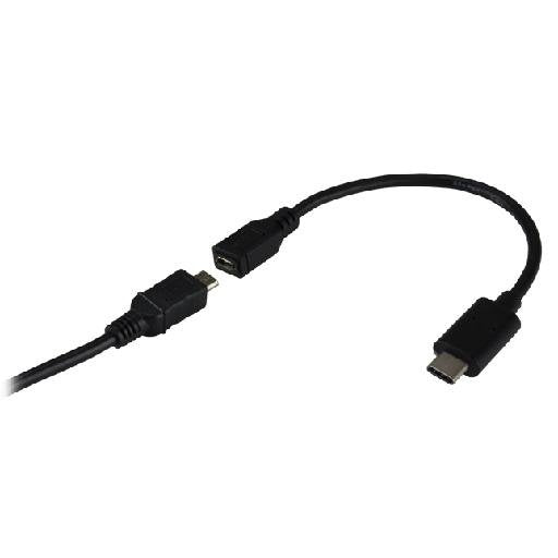EAN 3700224753146 - MCL USB31-CM/2HBFCE cable USB USB 2.0 0,17 m USB C USB A Negro imagen 1