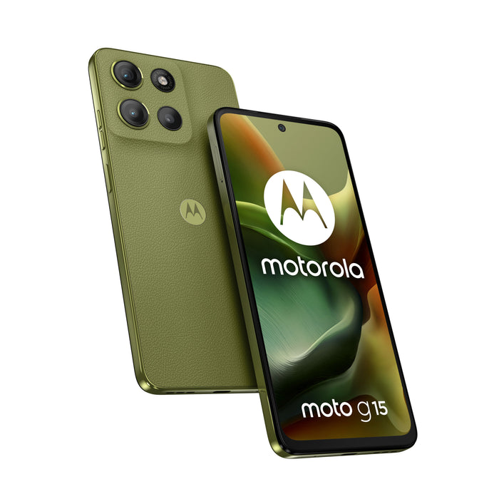 EAN 0840023289552 - Motorola moto g15 17,1 cm (6.72") SIM doble Android 15 4G USB Tipo C 8 GB 512 GB 5200 mAh Verde imagen 1