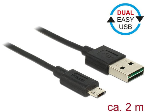 EAN 4043619838509 - DeLOCK 83850 cable USB USB 2.0 2 m USB A Micro-USB B Negro imagen 1