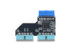 EAN 4043619673414 - DeLOCK 67341 cambiador de género para cable USB 5 Gbps 20 pin header 2x USB 5 Gbps 20 pin header Negro, A imagen 1