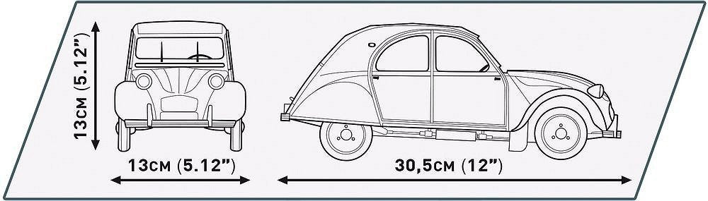 EAN 5902251243401 - COBI Citroen 2CV Charleston - Executive Edition imagen 6