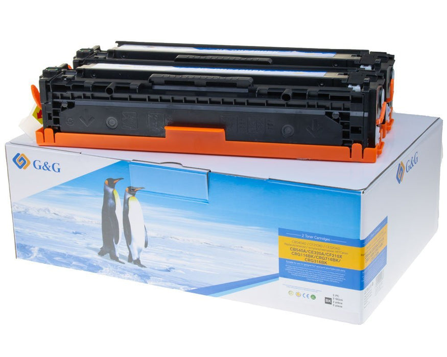 EAN 6941881266403 - G&G 14992 cartucho de tóner 2 pieza(s) Compatible Negro imagen 1