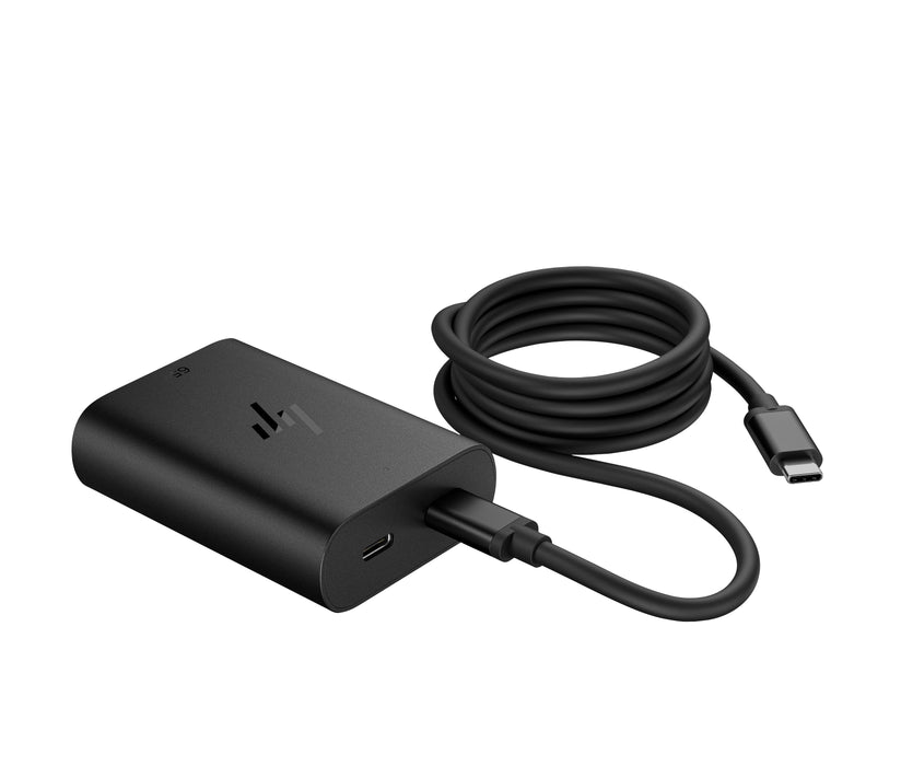 EAN 5715063731185 - HP 65W Gallium Nitride USB-C Laptop Charger adaptador e inversor de corriente Negro imagen 6
